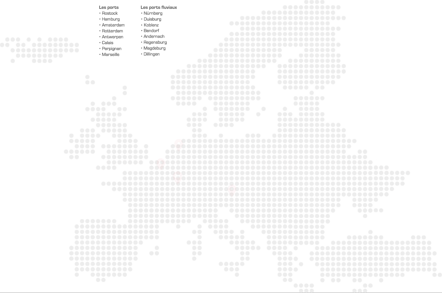 Carte Ports intérieurs Ports