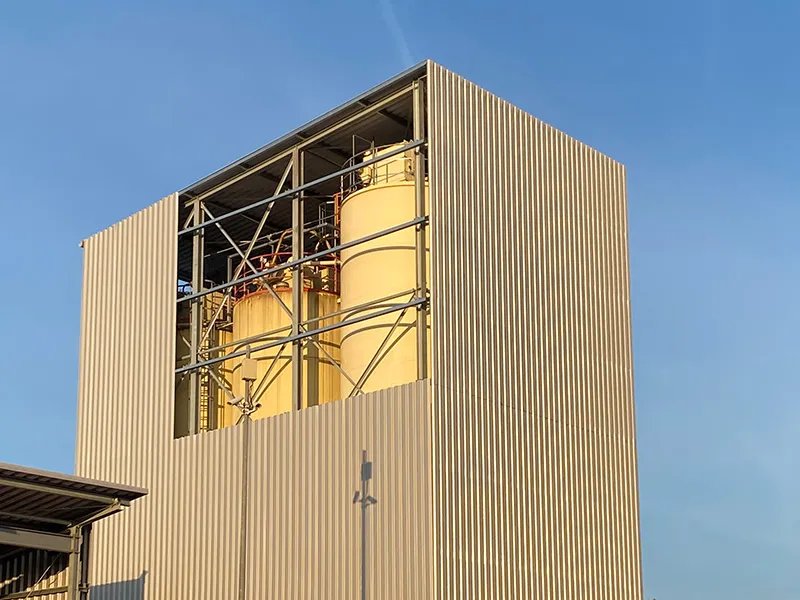 2021 Einhausung Silo Hochsilolager