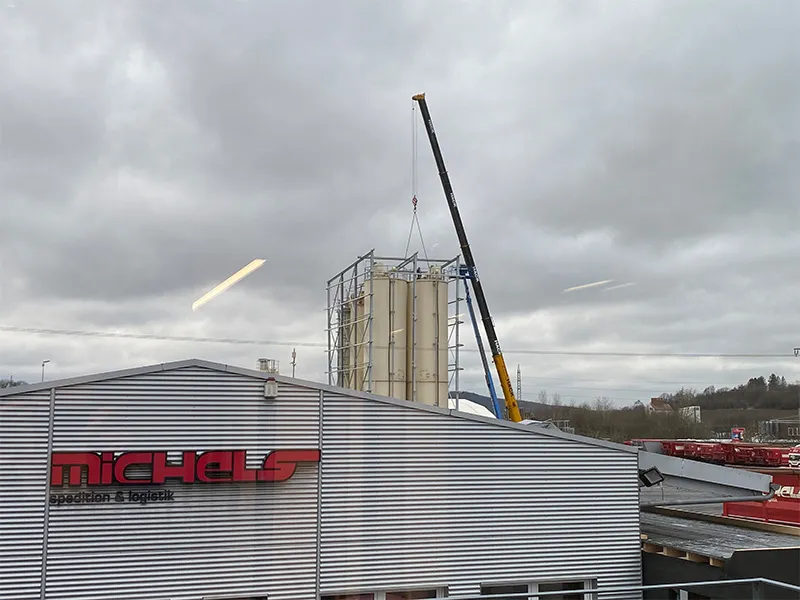 2021 Einhausung Silo Hochsilolager Michels