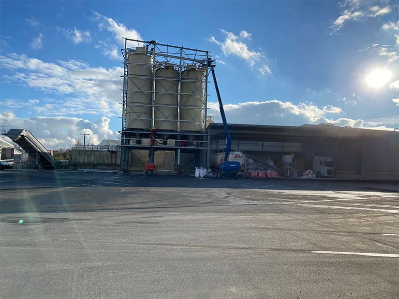 2021 Einhausung Silo Hochsilolager