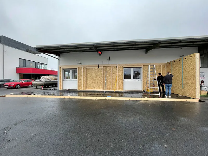 2022 Bau einer Bürobox