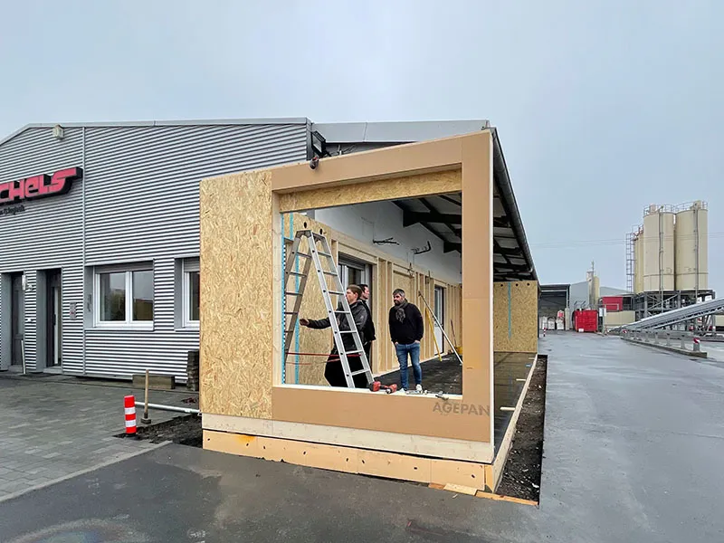 2022 Anbau Spedition Bürobox