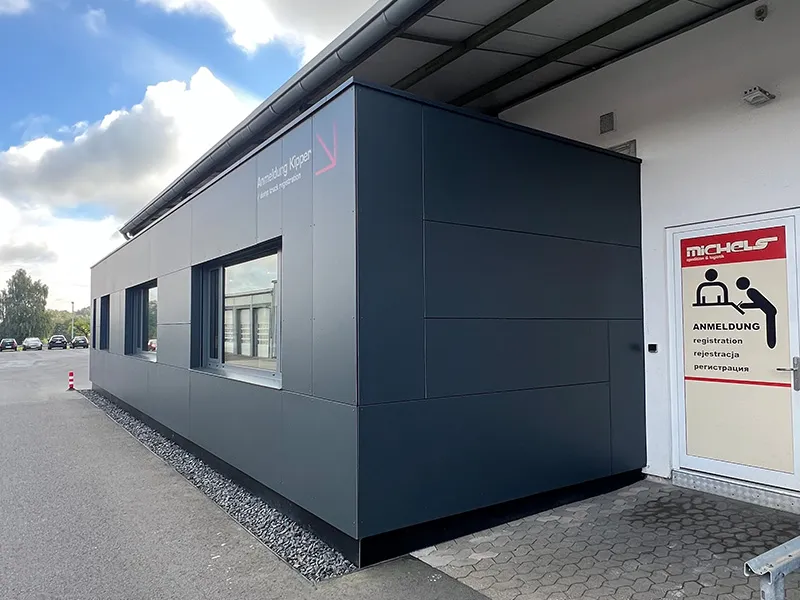 2022 Anbau Spedition Bürobox