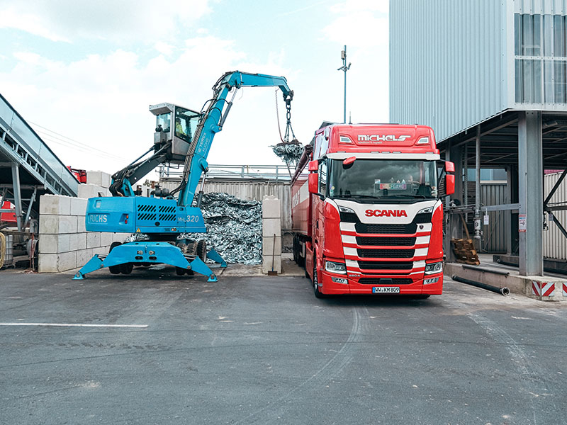 Kran Schrott LKW Metall Magnet