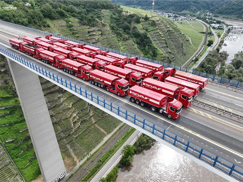 Moseltalbrücke Belastungstest